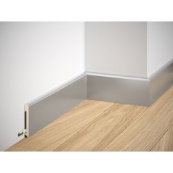 LISTWA PRZYPODŁOGOWA ALUMINIOWA MD234A W KOLORZE ALUMINIUM ELITE MARDOM DECOR sztukateria cokoły listwy wykończeniowe nowoczesne