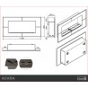 Biokominek Acara Brick