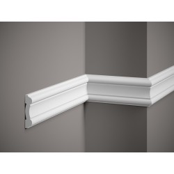 Elastyczna biała LISTWA ŚCIENNA MDD339 F MARDOM DECOR