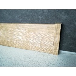 DĄB BALEARY LISTWA PRZYPODŁOGOWA MDF LAMINOWANA 78mm CEZAR FU80L