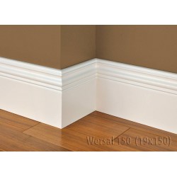 WERSAL 150, LAGRUS PLUS, WILGOCIOODPORNE LISTWY PRZYPODŁOGOWE MDF, LISTWY MDF LAGRUS, LISTWY LAGRUS, MDF, ODPORNE NA WILGOĆ