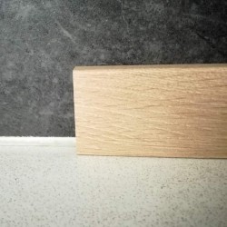 DĄB ESPRESSO LISTWA PRZYPODŁOGOWA MDF LAMINOWANA, 58mm CEZAR FU62L, LAMINOWANA, DEKORACYJNA, JASNA, DEKORPLANET