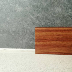 DĄB MERBAU LISTWA PRZYPODŁOGOWA MDF LAMINOWANA 58mm CEZAR FU62L