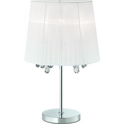 Zuma Line, CESARE, LAMPA STOŁOWA, BIAŁA, WHITE, RLT94350-3A, zumaline cesare, biała lampa stołowa, lampy stołowe zumaline,