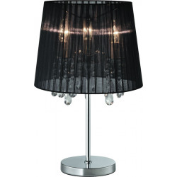CESARE ZumaLine, LAMPA STOŁOWA CZARNA, BLACK, 003064-001697, RLT94350-3B, lampka nocna, czarna lampka nocna, dekorplanet, 