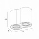 LAMPA SUFITOWA RONDOO ZUMA LINE, ZUMALINE RONDOO PODWÓJNA, CZARNA LAMPA RONDOO, RONDOO ZUMALINE PODWÓJNA, 50407-BK Zuma Line