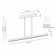 SMAL 1 LED 1509642 SPOT LIGHT, LAMPA DREWNIANA LED BIAŁA, BIAŁA LAMPA LED, DREWNIANA LAMPA LED, NOWOCZESNA LAMPA WISZĄCA