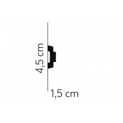 MD317 LISTWA ŚCIENNA MARDOM DECOR, LISTWY ŚCIENNE POLIURETANOWE. BIAŁE LISTWY ŚCIENNE, DEKORPLANET, md317, listwy ścienne
