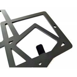 Wieszak ścienny KWADRAT MINI, METALOWY WIESZAK KWADRAT, METALOWY WIESZAK NA ŚCIANĘ, DEKORPLANET,