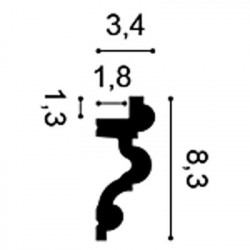 LISTWA PRZYSUFITOWA,C324 ORAC DECOR, LISTWA PRZYSUFITOWA BIAŁA, LISTWY SUFITOWE ORAC, LISTWY RZYSUFITOWE ORAC, GZYMSY, c324