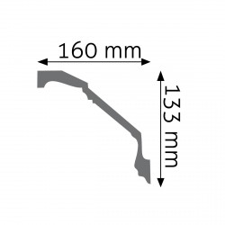 LISTWA PRZYSUFITOWA, DEKORACYJNA, LGZ-13, CREATIVA, ORYGINALNA, SZTUKATERIA, KLASYCZNA, ZDOBIONA, ORNAMENT, GZYMSOWA, LISTWY