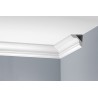 LISTWA PRZYSUFITOWA, LGG-03, CREATIVA, GŁADKA, BIAŁA, SZTUKATERIA, WEWNĘTRZNA, GZYMS, LISTWY SUFITOWE