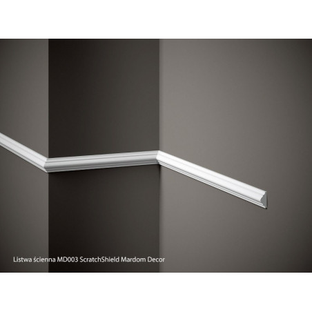 LISTWA ŚCIENNA MD003, LISTWY ŚCIENNE MARDOM DECOR, ScratchShield® MARDOM, LISTWA DEKORACYJNA ŚCIENNA, KLASYCZNA LISTWA ŚCIENNA,