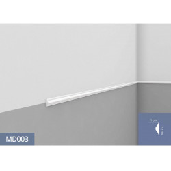 LISTWA ŚCIENNA MD003, LISTWY ŚCIENNE MARDOM DECOR, ScratchShield® MARDOM, LISTWA DEKORACYJNA ŚCIENNA, KLASYCZNA LISTWA ŚCIENNA,
