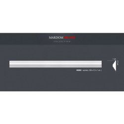 LISTWA ŚCIENNA MD003, LISTWY ŚCIENNE MARDOM DECOR, ScratchShield® MARDOM, LISTWA DEKORACYJNA ŚCIENNA, KLASYCZNA LISTWA ŚCIENNA,