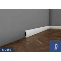 BIAŁE LISTWY PRZYPODŁOGOWE, MD359P MARDOM DECOR, SCRATCHSHIELD MARDOM, BIAŁA LISTWA PODŁOGOWA, LISTWY PRZYPODŁOGOWE MALOWANE,