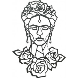 DEKORACJA ŚCIENNA, FRIDA KAHLO, Dekoracja ścienna FRIDA, METALOWA DEKORACJA ŚCIENNA FRIDA, FRIDA KAHLO DEKORACJA