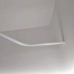 ŁUK DO SZYN, BIAŁY ŁUK WEWNĘTRZNY, ŁUK WEWNĘTRZNY ZD, ŁUK ROZWARTY DO SZYN CREATIVA, ŁUKI 135 DO SZYN KARNISZOWYCH ALUMINIOWYCH,