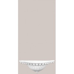 NISZA N-01D CREATIVA ŚCIENNA DEKORACJA, ZDOBIONA, LEKKA, WYTRZYMAŁA, MOŻNA MALOWAĆ, ANTYCZNA