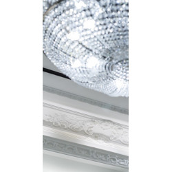 Gładko ornamentowany gzyms C201 Luxxus Orac Decor klasyczna listwa do wnętrz, listwy przysufitowe C201 Orac Decor