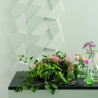 PANEL ŚCIENNY, 3D, TRAPEZ, W101, ORAC DECOR,SZTUKATERIA, GŁADKA, NOWOCZESNA, ŚCIENNA, DEKORACJA, ŚCIENNE