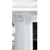 PILASTER K200 LUXXUS ORAC DECOR, WĄSKI, TRZON, ŻŁOBIONY, KLASYCZNY, SZTUKATERIA, ŚCIENNY, ŚCIENNA, WYTRZYMAŁA