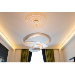 ROZETA R40 LUXXUS ORAC DECOR, SZTUKATERIA, DUŻA, BEZ ZDOBIEŃ, GŁADKA, KLASYCZNA, STYLOWA, NOWOCZESNA