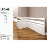 LISTWA PRZYPODŁOGOWA, LPC-09 CREATIVA, LISTWY PODŁOGOWE, LISTWA PODŁOGOWA, WYSOKIE LISTWY PRZYPODŁOGOWE, LISTWY PRZYPODŁOGOWE, D