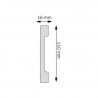 LISTWA PRZYPODŁOGOWA ALUMINIOWA, LPC-20A CREATIVA, LISTWY PODŁOGOWE ALUMINIOWE, LISTWA PODŁOGOWA ALUMINIOWA, ALUMINOWE LISTWY CR