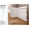 LPC-33M CREATIVA, LISTWA PRZYPODŁOGOWA, LISTWY PODŁOGOWE BIAŁE, LISTWY PRZYPODŁOGOWE BIAŁE, BIAŁE LISTWY PODŁOGOWE, DEKORPLANET