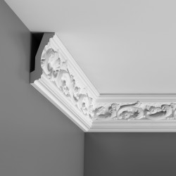 Klasyczna sztukateria Orac Decor C201 Luxxus lekka listwa sufitowa z ornamentem, C201 Orac Decor
