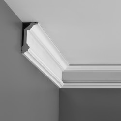 Orac Decor gzyms C321 klasyczna sztukateria przysufitowa w kolorze białym o ponadczasowym designie