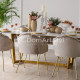 Fotel muszelka, Fotel Tulip ideal gold DomArtStyl, fotel wypoczynkowy, fotel wypoczynkowy tulip, fotel do salonu, fotele domarts