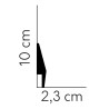MD016P, BIAŁA LISTWA PRZYPODŁOGOWA, MARDOM DECOR, PREMIUM, BIAŁE LISTWY PODŁOGOWE MARDOM, DEKORPLANET, sztukateria, nowoczesna