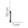 MD013P GŁADKA I LAKIEROWANA BIAŁA LISTWA PRZYPODŁOGOWA MARDOM DECOR ELITE 10 CM LISTWY POMALOWANE LAKIEREM SUPREMESATIN