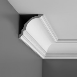 GZYMS CX106* AXXENT ORAC DECOR SZTUKATERIA KLASYCZNA, LISTWY SUFITOWE, GŁADKIE, LEKKIE, WODOODPORNE,ODPORNE NA USZKODZENIA