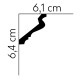 LISTWA SUFITOWA MDB185 mała