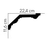 LISTWA SUFITOWA MDB121 ryflowana Mardom Decor