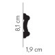 Elastyczna biała LISTWA ŚCIENNA MDD339 F MARDOM DECOR