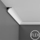 GZYMS FLEX C260F LUXXUS ORAC DECOR ELASTYCZNA SZTUKATERIA, GŁADKA, KSZTAŁT ŁUKOWATY, LISTWA FLEX, WYTRZYMAŁA