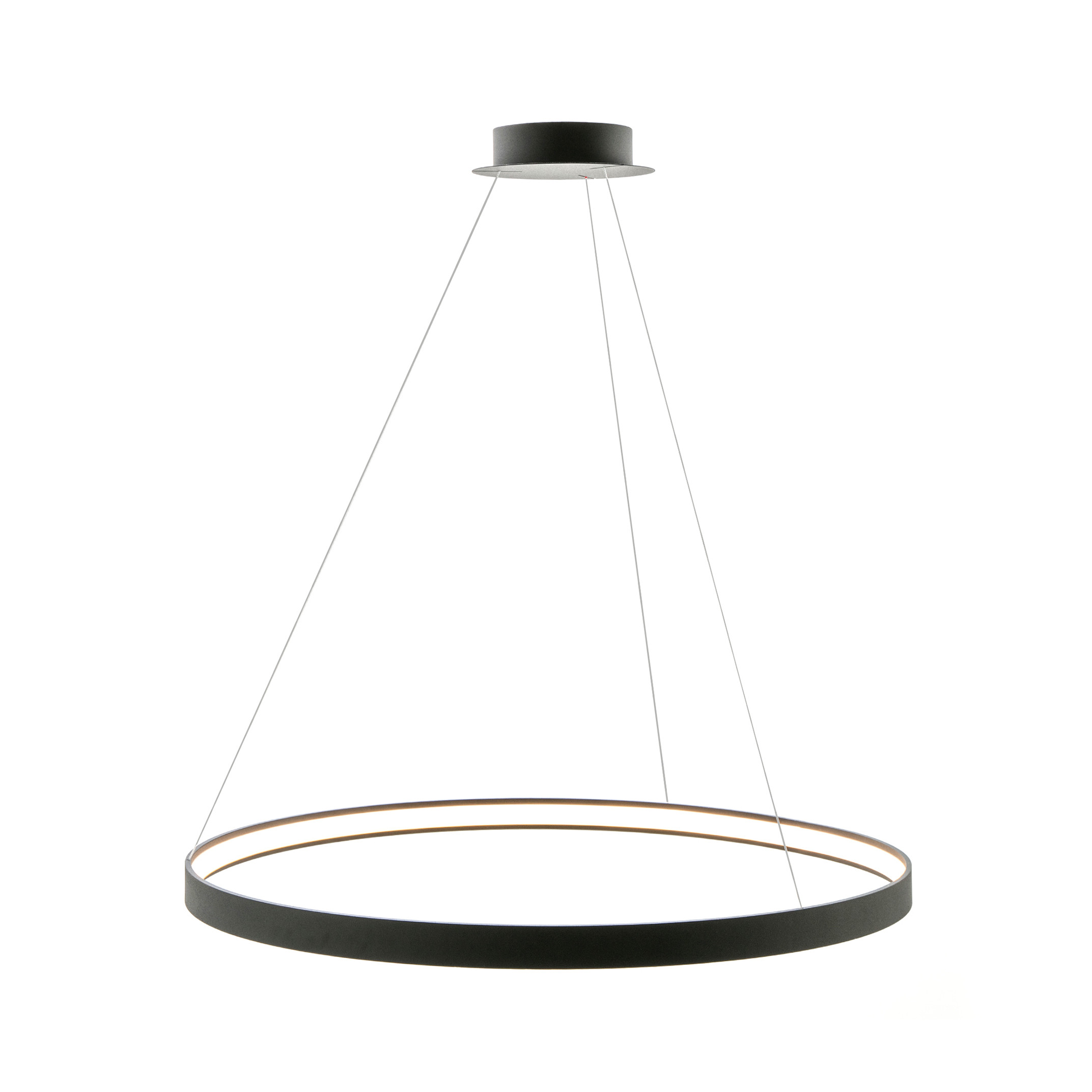 Lampa wisząca fi 780mm dł. linek h2,5m la0721/1-bk circle