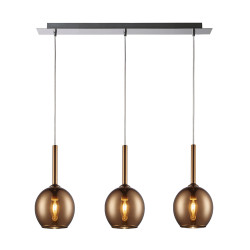 Lampa wisząca miedź/copper md1629-3a monic Zuma Line