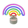 Lampa ścienna neon Rainbow LED Zuma Line FM-NB04 | Dekorplanet