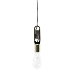 PL-15102-GD WICKLE LAMPA WISZĄCA MOSIĄDZ/BRASS ZUMA LINE