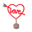 Lampa ścienna neon Love LED Zuma Line FM-JNL01 | Dekorplanet