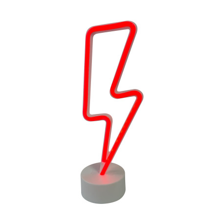 Lampa ścienna neon Lightning LED Zuma Line FM-NB28 | Dekorplanet