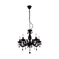 Lampa wisząca czarna/black rld94016-5b Magnolia Zuma Line