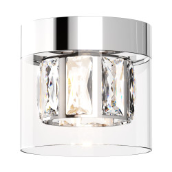 Lampa sufitowa chrome c0389-01a-f4ac gem Zuma Line | Dekorplanet