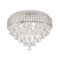 Lampa sufitowa chrome 19027-l capri Zuma Line | Dekorplanet