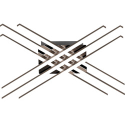 Lampa sufitowa pl99829-6 cross Zuma Line